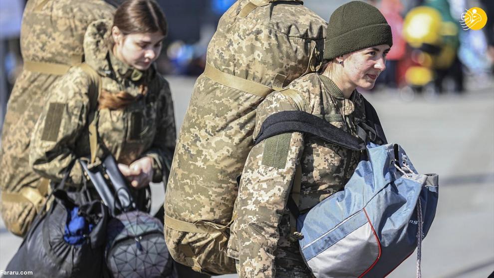  اعزام زنان نظامی اوکراین به جبهه‌های جنگ