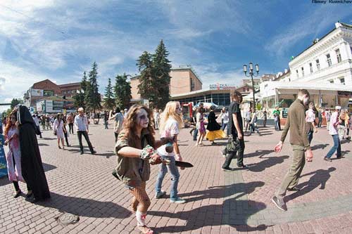 عکس هایی از تجمع آدم خواران در روسیه