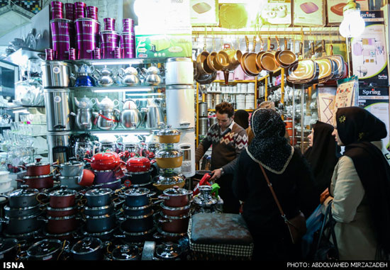 عکس: جنب و جوش بازار تهران در دقیقه 90