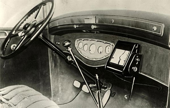 نسل اولیۀ GPS خودرو ها در 1932 +عکس