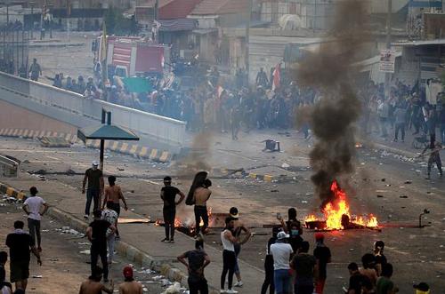 اعتراضات در عراق، اسم ایران هم شنیده می‌شود