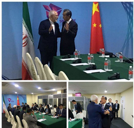 تاکید وزیران خارجه ایران و چین بر حفظ برجام