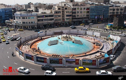 استمرار حذف زوائد بصری از سطح شهر تهران