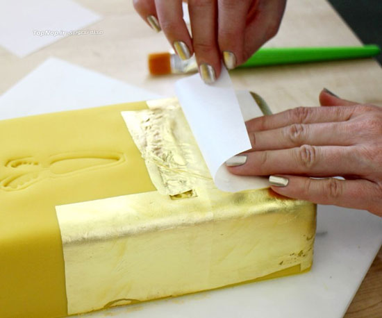 روش ساخت شمش طلای خوردنی! +عکس