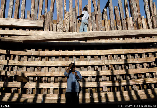 عکس: کارگاه لنج سازی بندرکنگ