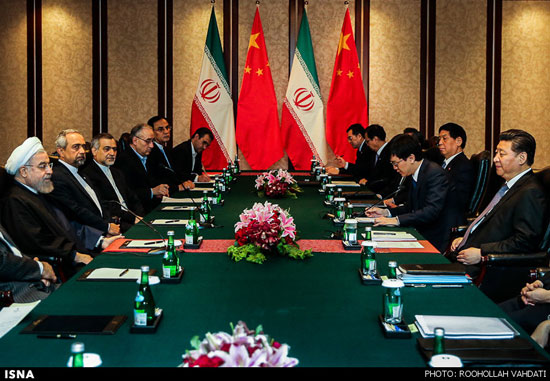عکس: دیدار روسای جمهور ایران و چین