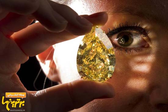الماس زیبای دوازده میلیون دلاری! / عکس
