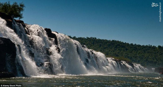 آبشاری منحصر به‌ فرد در آرژانتين