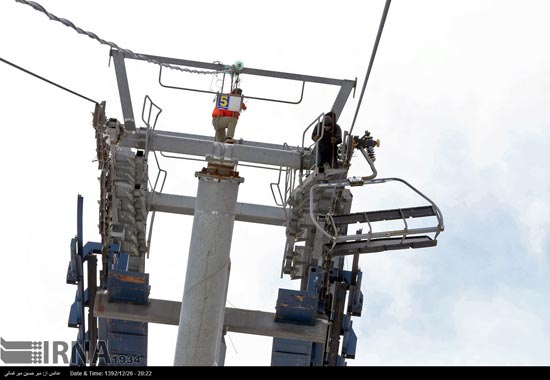 عکس: حادثه در افتتاح تله کابین قزوین