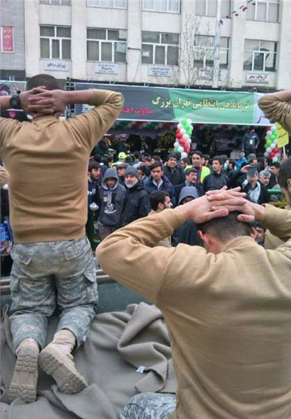 عکس: تفنگداران آمریکا در مراسم 22 بهمن