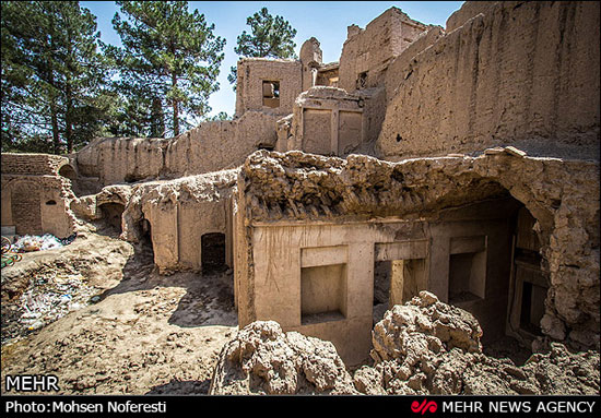 تصاویری دردناک از ارگ باستانی بهارستان