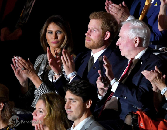 عکس‌های جنجالی شاهزاده هری با ملانیا ترامپ