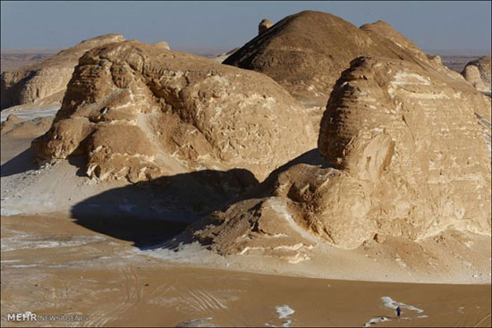 بیابان سفید در مصر +عکس