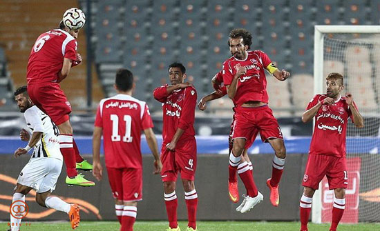 عکس: برتری پرسپولیس برابر راه آهن