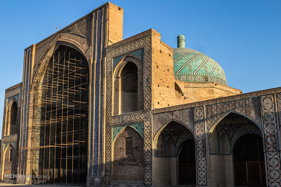 معماری زیبای مسجد جامع قزوین