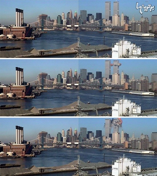 تصاویر دیده نشده از حادثه ۱۱ سپتامبر