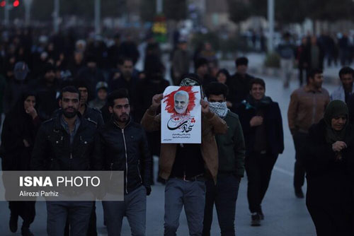 همراه با تشییع پیکر سردار سلیمانی در کرمان