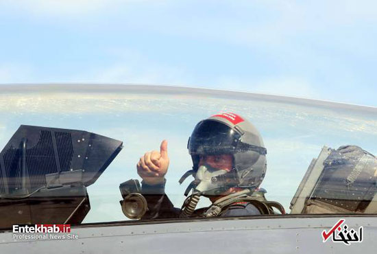 پرواز وزیر دفاع ترکیه با جنگنده F۱۶