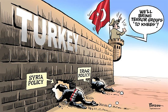 کاریکاتور: پشت پرده حملات تروریستی در ترکیه
