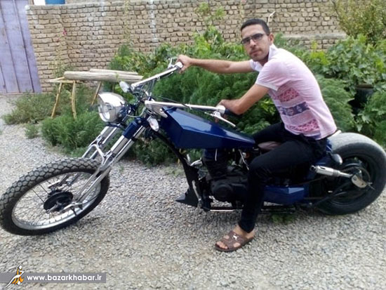موتورسیکلت دست‌ساز ایرانی +عکس