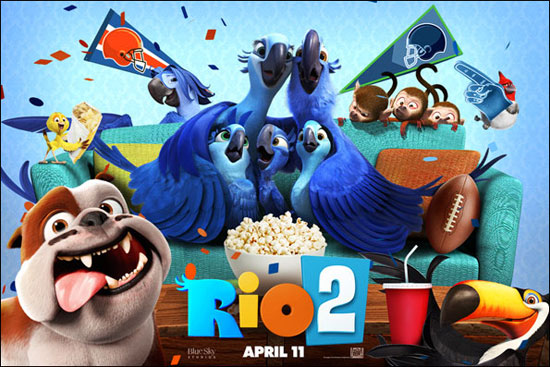 «ریو 2»، انیمیشن خوش آب و رنگ سال 2014
