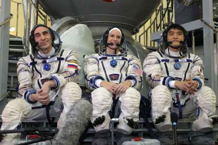 3 فضانورد در راه ایستگاه بین المللی فضایی