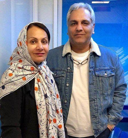 تصویری از مهران مدیری در کنار همسرش