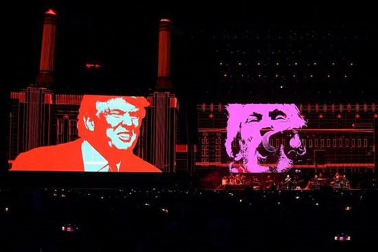کنسرت «پینک فلوید» در اعتراض به ترامپ
