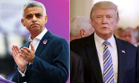 جنگ لفظی ترامپ و شهردار مسلمان لندن