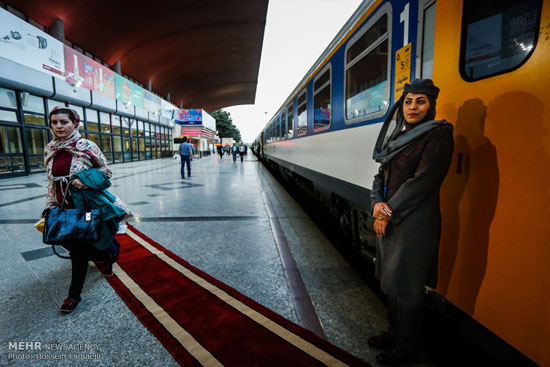 عکس: قطار زندگی در مسیر تهران - مشهد