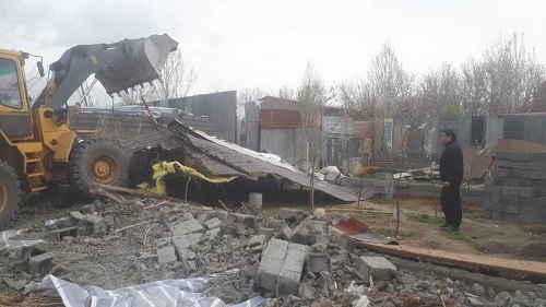 تخریب ۱۸۰ مورد ساخت و ساز غیرمجاز در دماوند