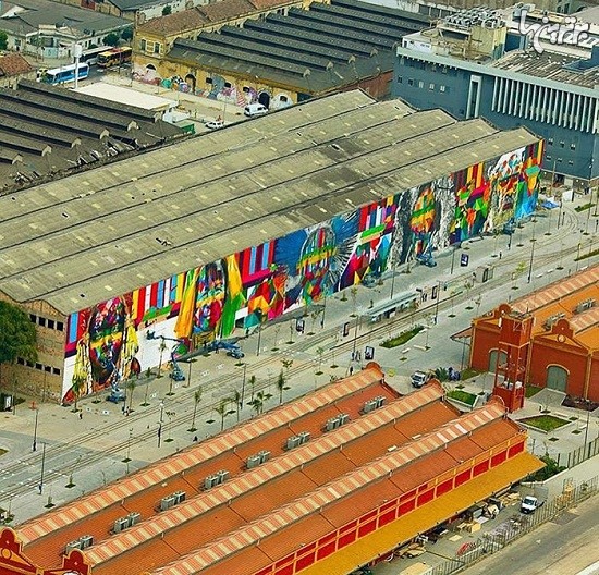 بزرگترین دیوارنمایی جهان برای المپیک ریو
