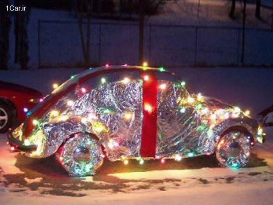 عجایب خودرویی در کریسمس! +عکس