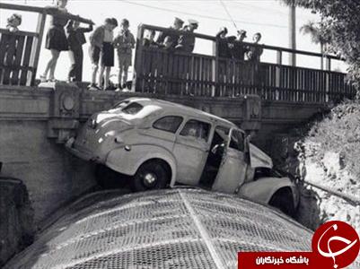 اولین تصادف در ایران سال 1307 +عکس