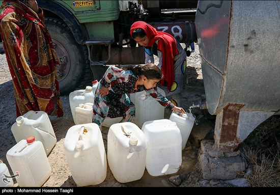 بحران آب در روستای فیض آباد