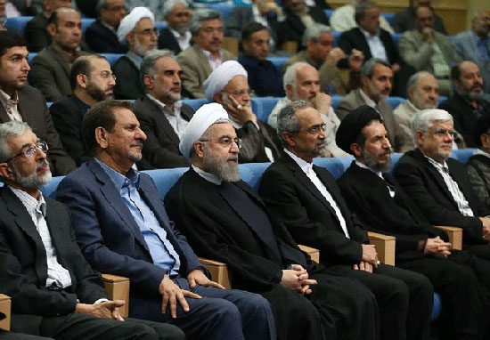 عکس: ضیافت افطار روحانی با سیاسیون