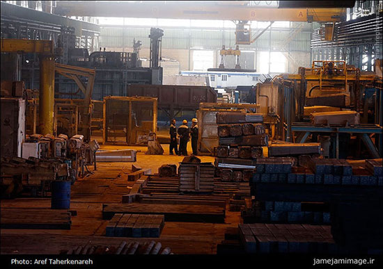 عکس: شمش فولاد اینجوری تولید می‌شود