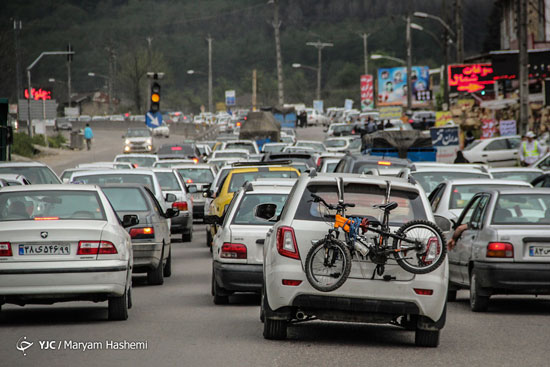 ترافیک سنگین جاده‌های شمالی به سمت تهران
