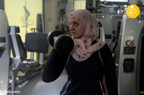 نخستین مربی زن رشته بدنسازی در غزه