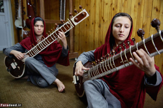آکادمی موسیقیِ کودکان‌ کار در کابل +عکس
