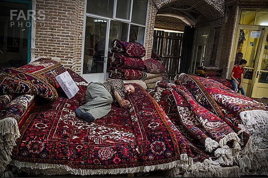 عکس: بازار در خواب