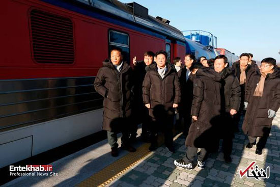 ورود اولین قطار مسافربری کره‌جنوبی به کره‌شمالی