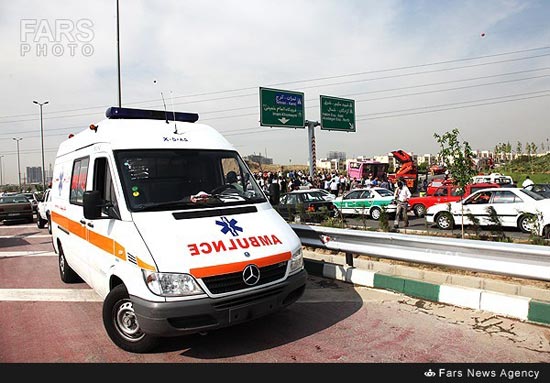 عکس: واژگونی مرگبار اتوبوس در اتوبان آزادگان