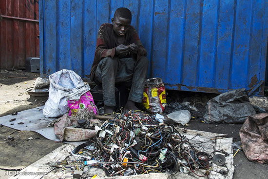 عکس: سرنوشت زباله های الکترونیک