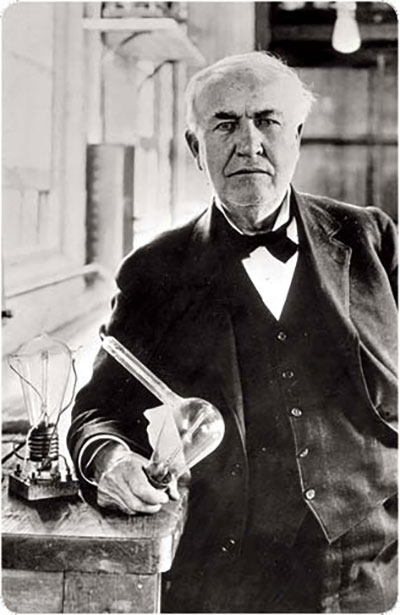 واقعاً ادیسون مخترع لامپ است؟