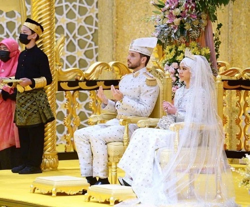 مراسم جشن عروسی باشکوه دختر سلطان برونئی