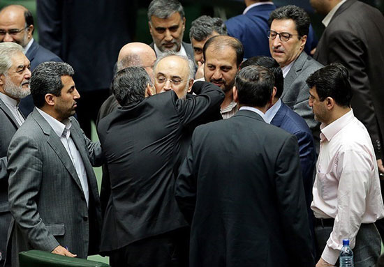 عکس: ظریف و صالحی در صحن مجلس