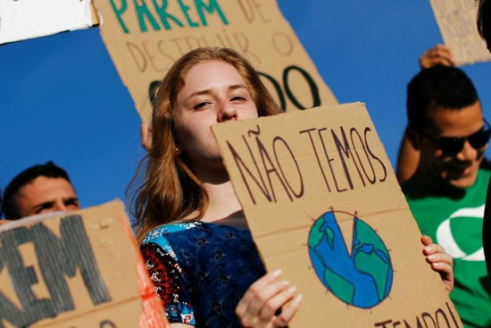 اعتراض کودکان عاشق محیط زیست در سراسر جهان