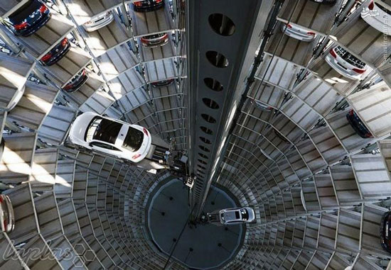 پیشرفته‌ترین پارکینگ طبقاتی دنیا +عکس