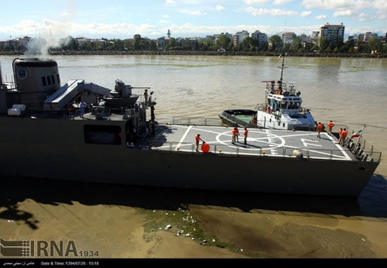 عکس: اعزام کشتی جنگی ایران به روسیه